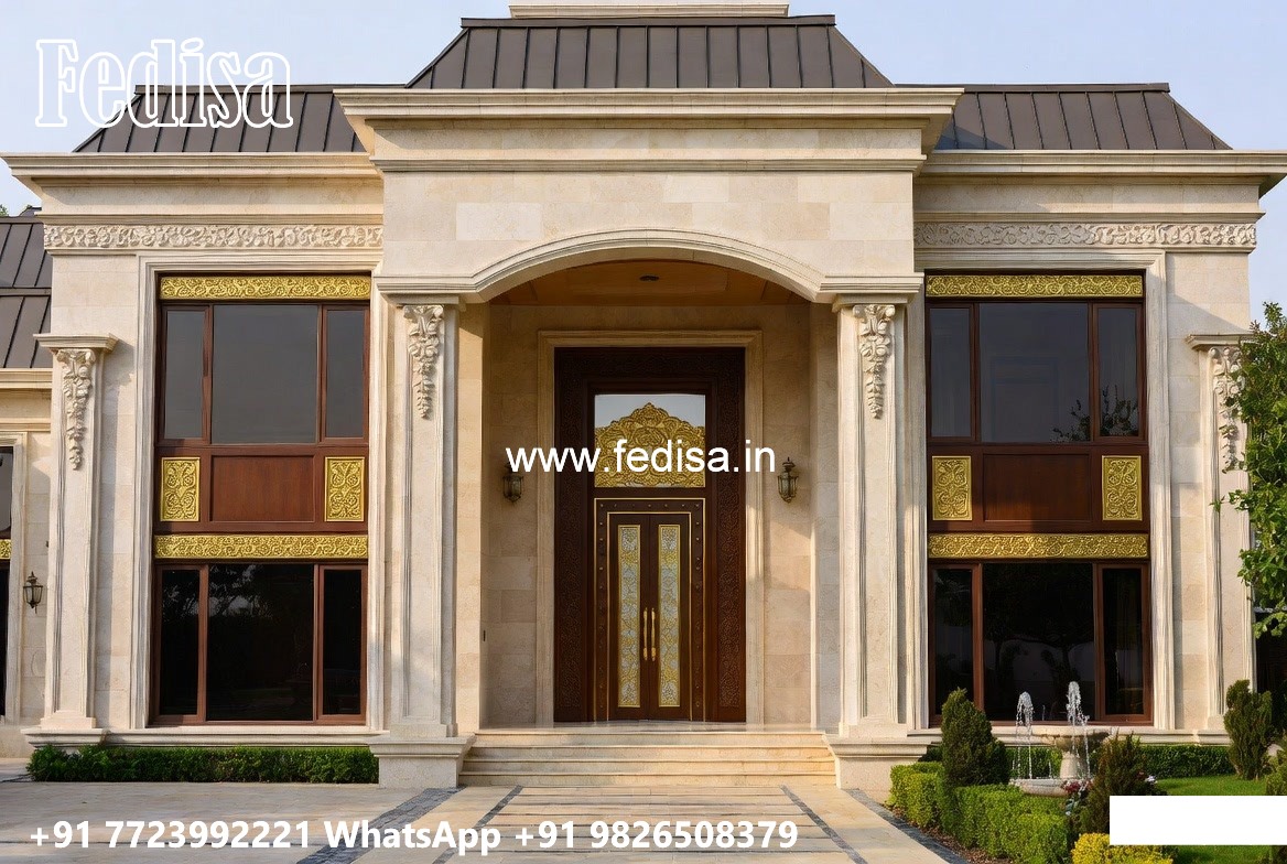 Luxury Classic Villa Exterior Design Ideas House Design For Small Lot No-7474