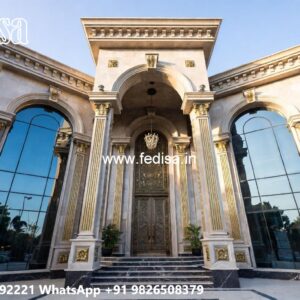 Stone Finish Home Exterior 10×10 House Design No-7542