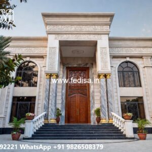 Traditional Villa Architecture 8 Room House Plan No-7567