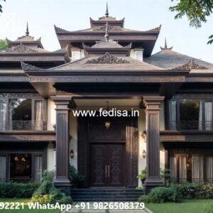 Vintage Villa Style 10000 Square Feet House No-7571
