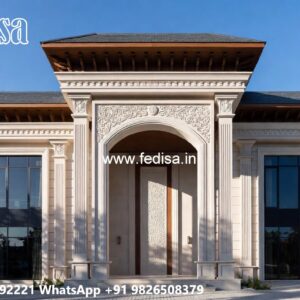 Neoclassical Villa Facade 30 Square Meters Floor Plan No-7574
