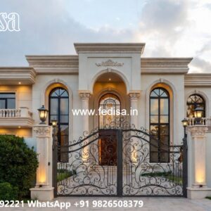 Villa Courtyard Design 100 Square Meters House Floor Plan No-7591
