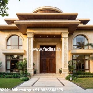 Columns House Design Single Story Open Floor Plans No-7662
