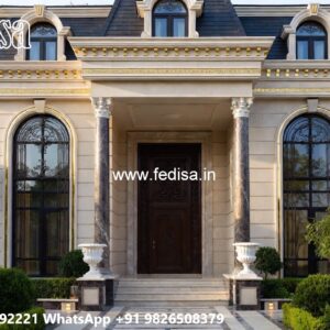 Stone Finish Home Exterior 1200 Sq Ft Floor Plans No-7664