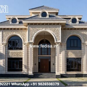 Classic Villa Exterior Sketchup House Plans No-7695