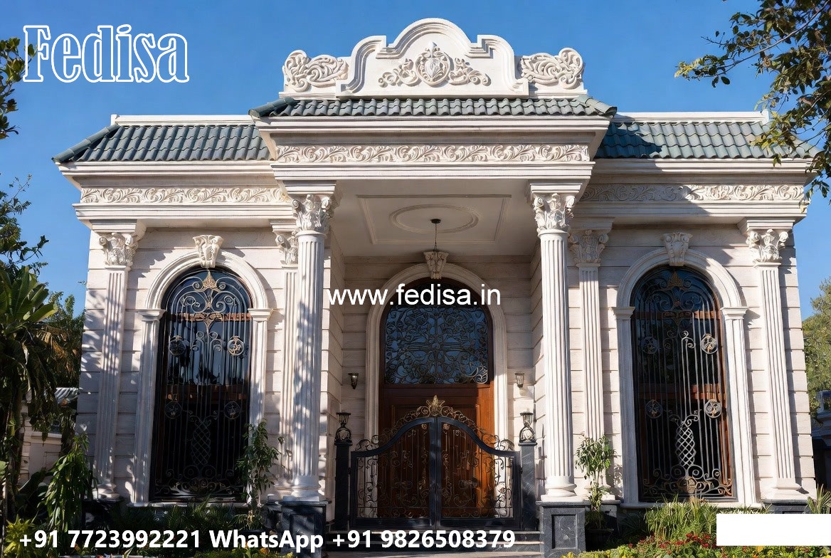 Marble Flooring Villa Design 2700 Sq Ft House No-7709