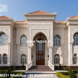 Villa Courtyard Design L Shaped House Plans For Narrow Lots No-7713