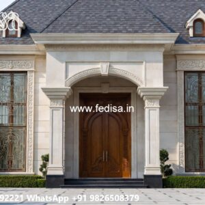 Luxury Classic Villa Exterior Design Ideas 3 Bedroom House Layout No-7718