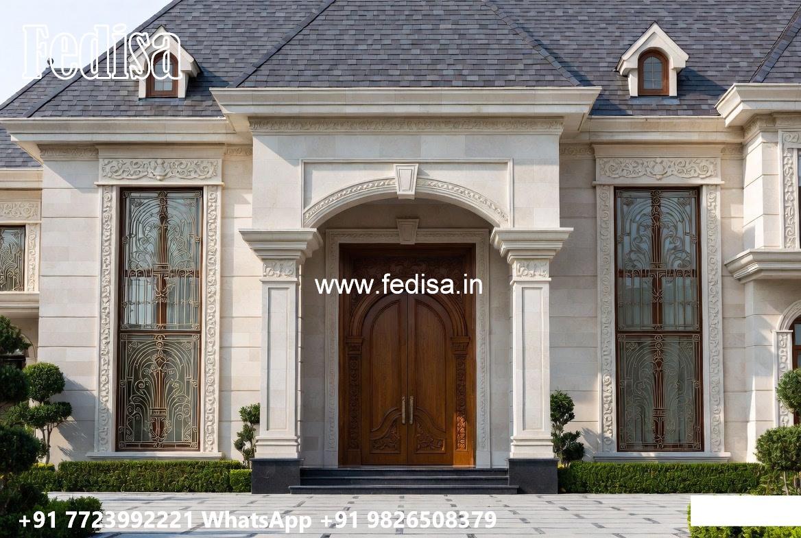 Luxury Classic Villa Exterior Design Ideas 3 Bedroom House Layout No-7718