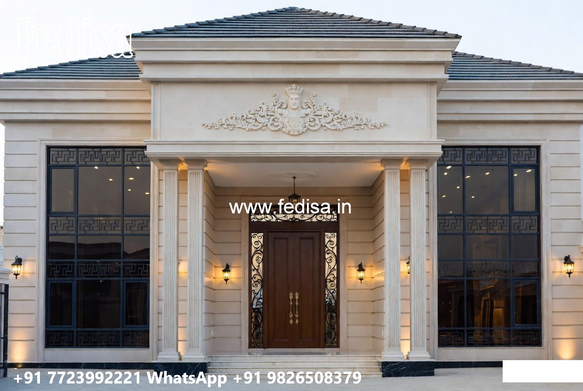 Classic House Front Elevation Design Modern Single Storey House No-7766