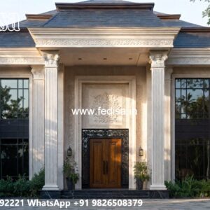 Elegant Villa Design Pool Cabana Plans No-7814