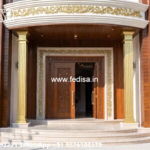 Neoclassical Villa Facade 1600 Sq Ft Home Plans No-7818