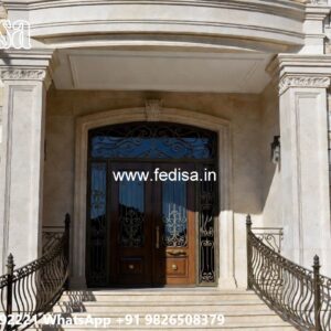 Grand Entrance Villa Design 100 Gaj House Front Design No-7819
