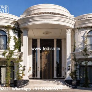 Symmetrical Villa Architecture 6 Bedroom One Story House Plans No-7823