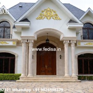 Traditional Interior Decor Villa Small Two Storey House No-7827