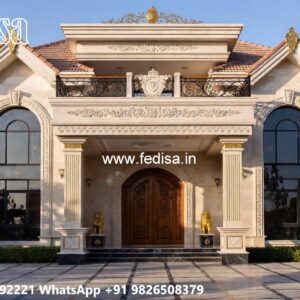 Classic Villa Front Elevation Design Duplex House Design Inside No-7846
