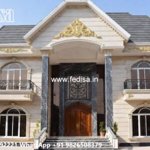 Traditional Home Facade Simple Building Plan No-7864