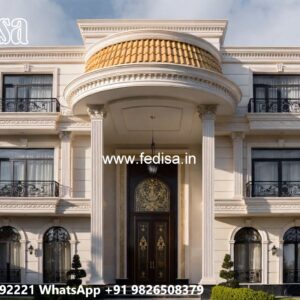 Patio Design Classic House Modern Duplex House No-7883