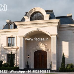 Traditional House Facade 20 Feet Front House Design No-7902