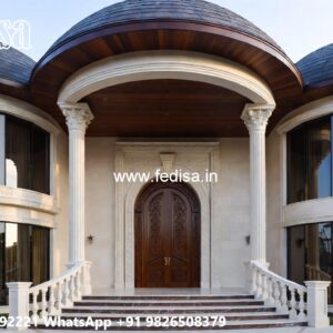 Brick Classic Home 4 Bhk Bungalow Plan No-7907