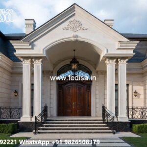 Classic Home Design With Garden Bungalow Style House Plans No-7929