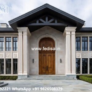 Elegant Classic Home Exterior Ideas 24 By 45 House Front Design No-7930