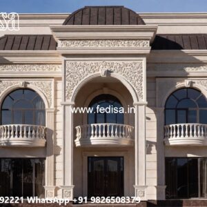 Heritage Style Villa Exterior Simple House Roof Design No-7944
