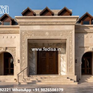 Symmetrical Villa Architecture 800 Square Feet House Plans 3d No-7945