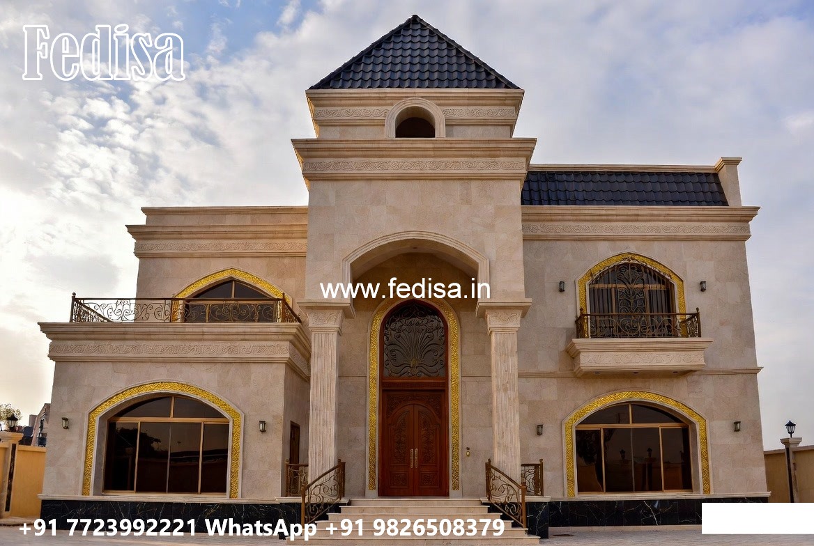 Classic Villa Garden Design 3 Bedroom Round House Plans No-7955