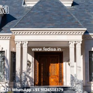 Villa Courtyard Design Small Modern Home Plans No-7957