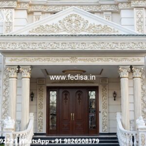 Luxury Classic Villa Exterior Design Ideas 1 Floor House Plans 3 Bedroom No-7962
