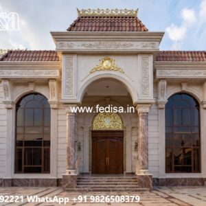 Classic Villa Design With Swimming Pool Flat Floor Plan No-7965
