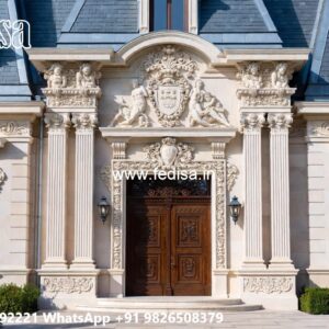 Front Yard Classic House 110 Gaj House Design No-8003