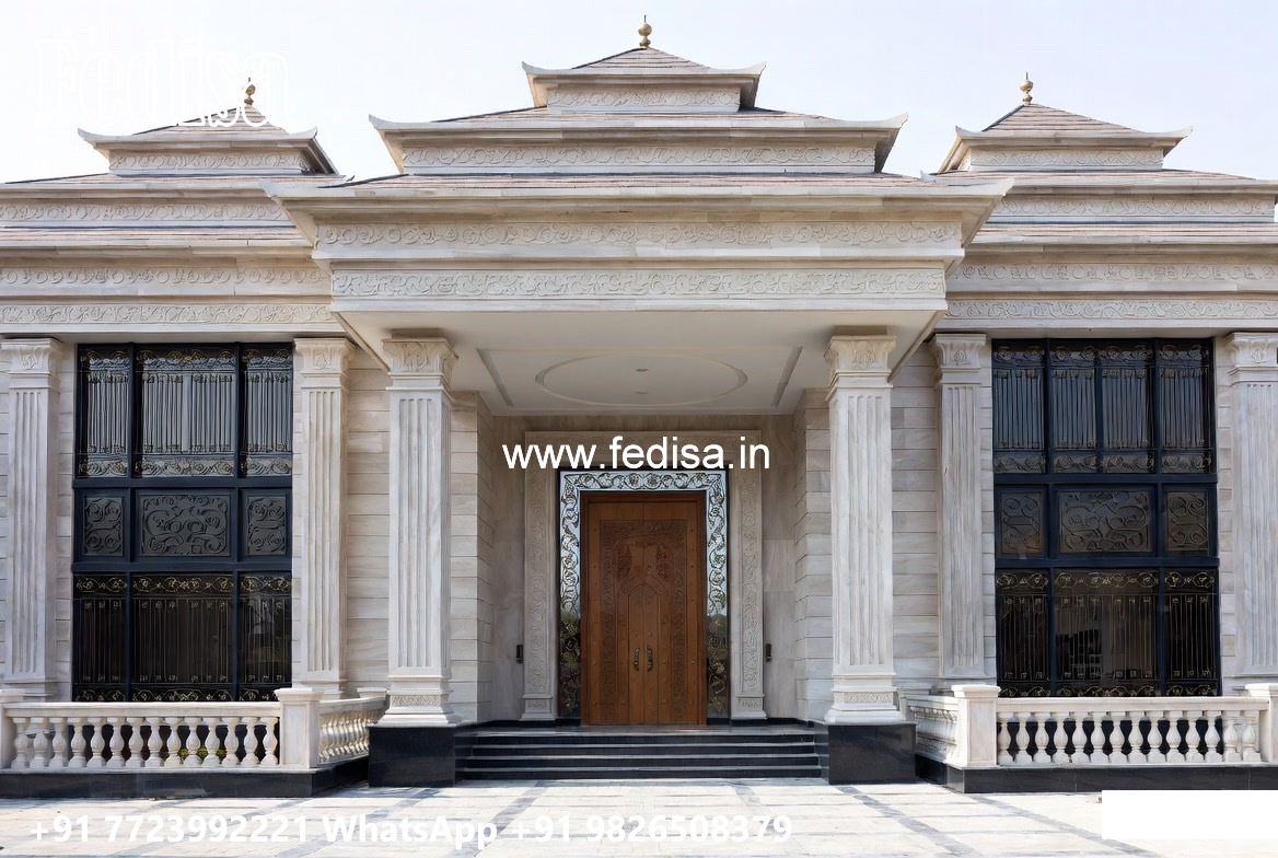 Patio Design Classic House 4 Floor House Design No-8005