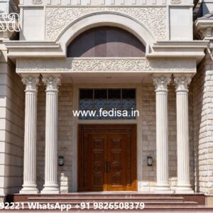 Classic House Front Elevation Design Single Room Building Plan No-8010