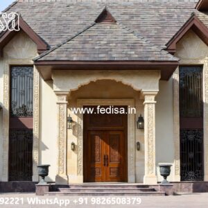 Classic House Design With Garden Lot House No-8014