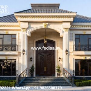 Neoclassical Home Design 1 Bedroom Floor Plan No-8025