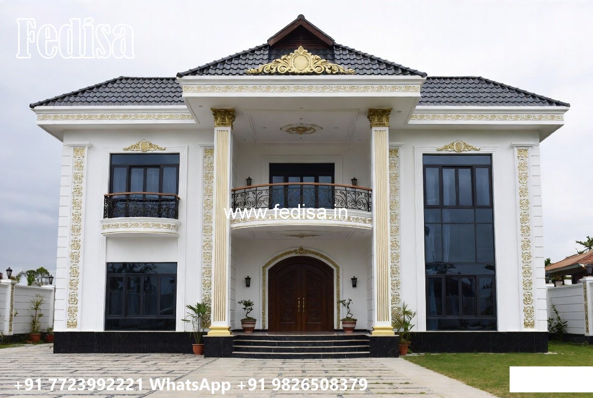 Luxury Classic Living Room River House Plans No-8033