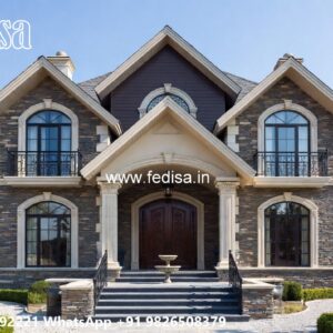 Classic Villa Exterior House Floor Plans No-8061