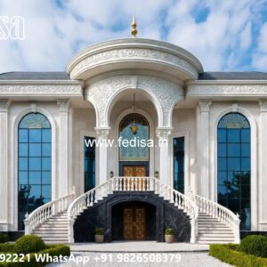 Luxury Villa Landscaping Simple House Plans No-8078