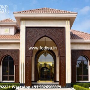 Villa Courtyard Design Bungalow Design No-8079
