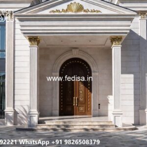 Classic Villa Front Elevation Design Home Floor Plans No-8090