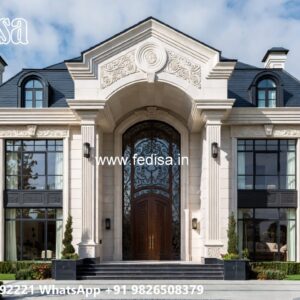 Classic Front Elevation Dream House Design No-8110