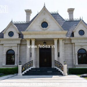 Stone Exterior Classic Home One Story House Plans No-8114