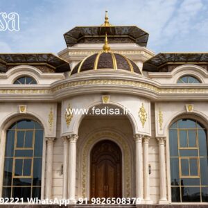 Luxury Classic Villa North Facing House Plan No-8176