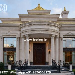 Neoclassical Villa Facade 2 Floor House No-8184