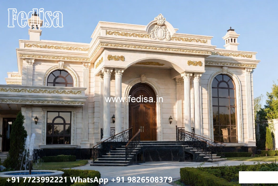 Grand Entrance Villa Design Free Modern House Plans No-8185