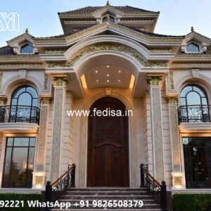 Classic Villa Garden Design 2 Bedroom House Design No-8199