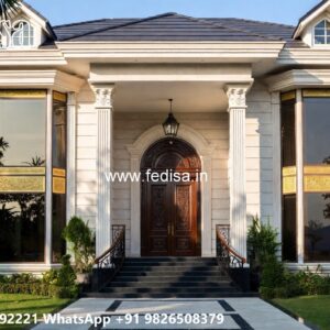 Classic Mediterranean Villa Style Homes Narrow House Plans No-8208