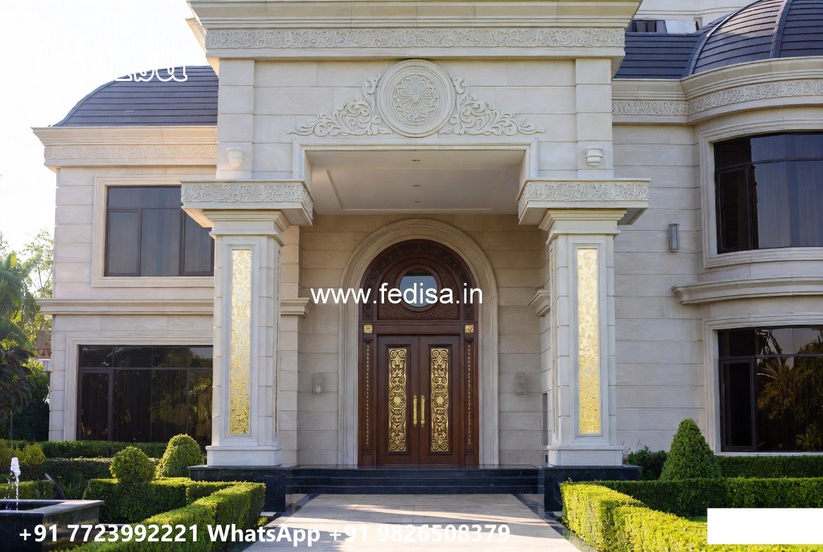 Classic House Front Elevation Design Luxury Home Plans No-8254